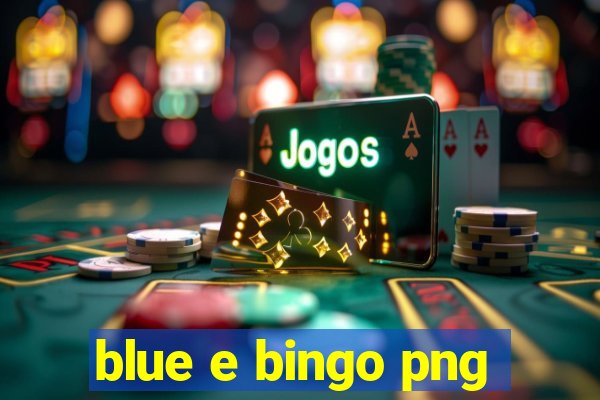 blue e bingo png